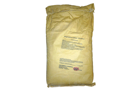 Magnesium Sulfate Anhydrous [MgSO4] [CAS_7487-88-9] 98+% USP, White Crystalline Powder (50 Lb Bag)