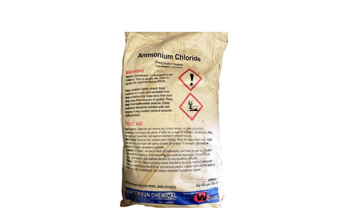 Ammonium Chloride [NH4Cl] [CAS_12125-02-9] 99.5% Feed Grade (Treated) White Crystals 50 LB