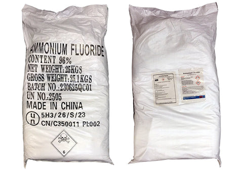 Ammonium Fluoride [NH4F] [CAS_12125-01-8] White Needle Crystal 55.12 LB Bag