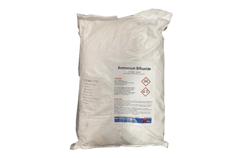Ammonium Bifluoride [NH4HF2] [CAS_1341-49-7] 98+% White Flake (55.12 Lb Bag)