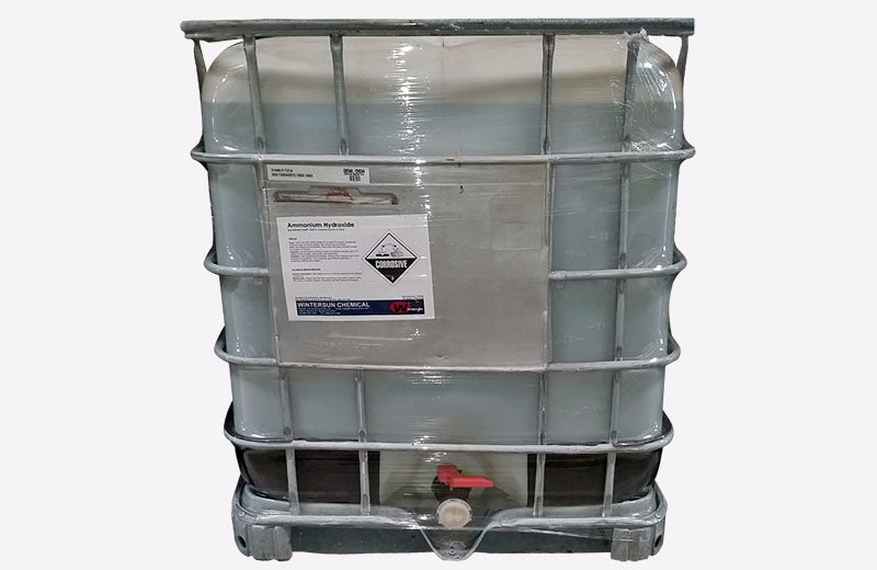 Ammonium Hydroxide (Aqueous Ammonia) [NH4OH] [CAS_1336-21-6] 25% Clear Colorless Liquid (1984 LB Tote)
