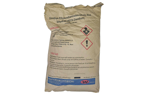 EDTA Disodium+99% White Crystalline Powder 55.12 LB Bag