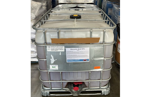 Gluconic Acid [CAS_526-95-4] [ C₆H₁₂O₇] 50% FCC Light Yellow Liquid 2500 Tote