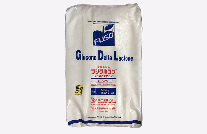 Glucono Delta Lactone (GDL) FUSO [CAS_90-80-2] [C6H10O6] ) FCC White to Off White Granules/Powder 55.12 LB Bag