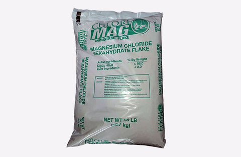 Magnesium Chloride Hexahydrate [MgCl2.6H2O] [CAS_7791-18-6] 98% Industrial, White Flake (50 Lb Bag)