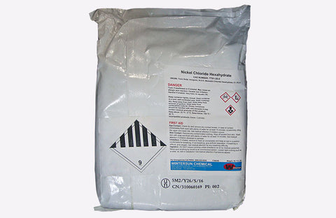Nickel Chloride Hexahydrate Wintersun [NiCl2.6H2O] [CAS_7791-20-0] Crystals (44.1 LB Bag)