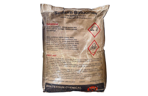 Sodium Bifluoride (Sodium Hydrogen Difluoride) [HF2Na] [CAS_1333-83-1] +98% White Crystal (55.12 Lb Bag)