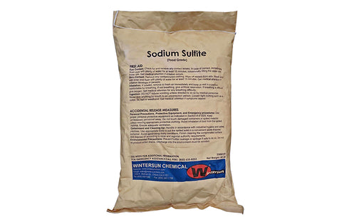 Sodium Sulfite Wintersun [Na2SO3] [CAS_ 7757-83-7] 97% Food Grade Powder (50 Lb Bag)