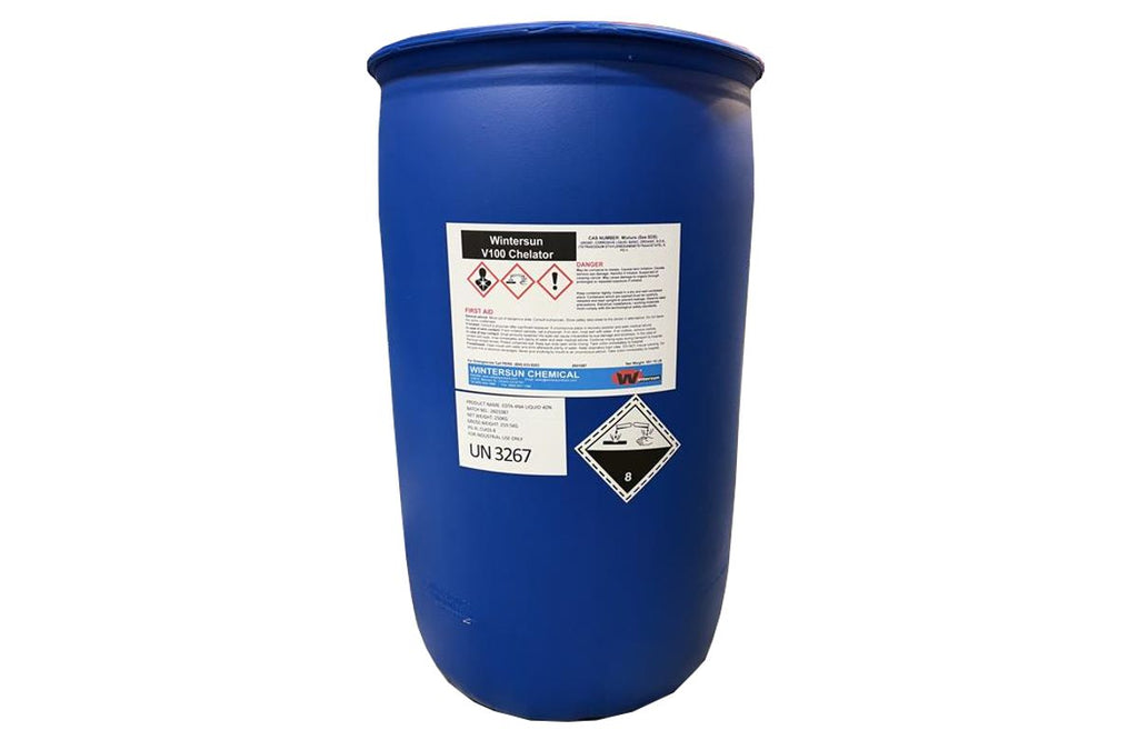 Wintersun V100 Chelator [C10H12Na4] [CAS_64-02-8] Amber Light Liquid 551.15 LB Drum