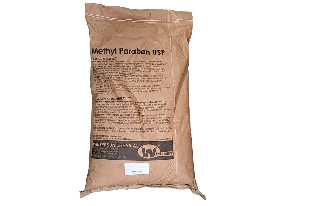 Methyl Paraben [C8H8O3] [CAS_99-76-3] USP +98% White Powder (55.12 LB Bag)