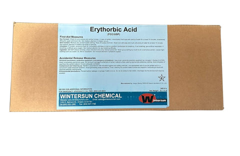 Erythorbic Acid FCC [C6H8O6] [CAS_85-65-6] 99+% FCC/ White Powder/Crystal 55.12 Lb Carton