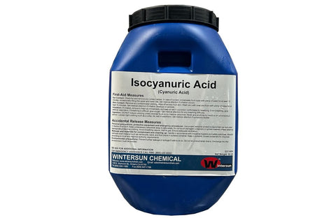 Isocyanuric Acid [C3H3N3O3] [CAS_108-80-5] 98.5%, White Powder (50 Lb Pail)
