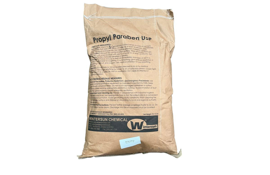 Propyl Paraben [C10H12O3] [CAS_94-13-3] USP/NF  White Powder (55.12 LB Bag)