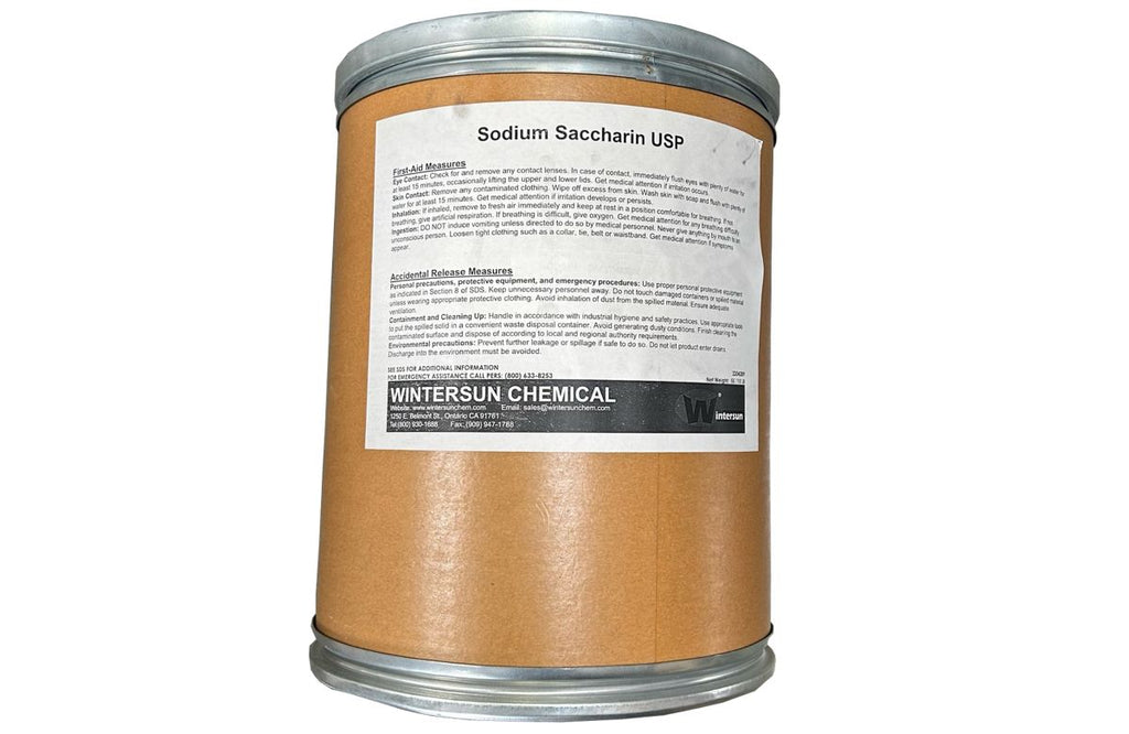Sodium Saccharin 40-80 Mesh USP  [C7H4O3NSNa.2H2O]  [CAS_6155-57-3] USP/ BP 99+% White Crystal (55.12 Lb Drum)