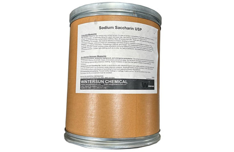 Sodium Saccharin 40-80 Mesh USP  [C7H4O3NSNa.2H2O]  [CAS_6155-57-3] USP/ BP 99+% White Crystal (55.12 Lb Drum)
