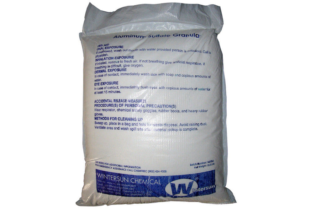Aluminum Sulfate Granular [10043-01-3 ] [CAS_Al2(SO4)3] 99+% White 55.12 Lb Bag