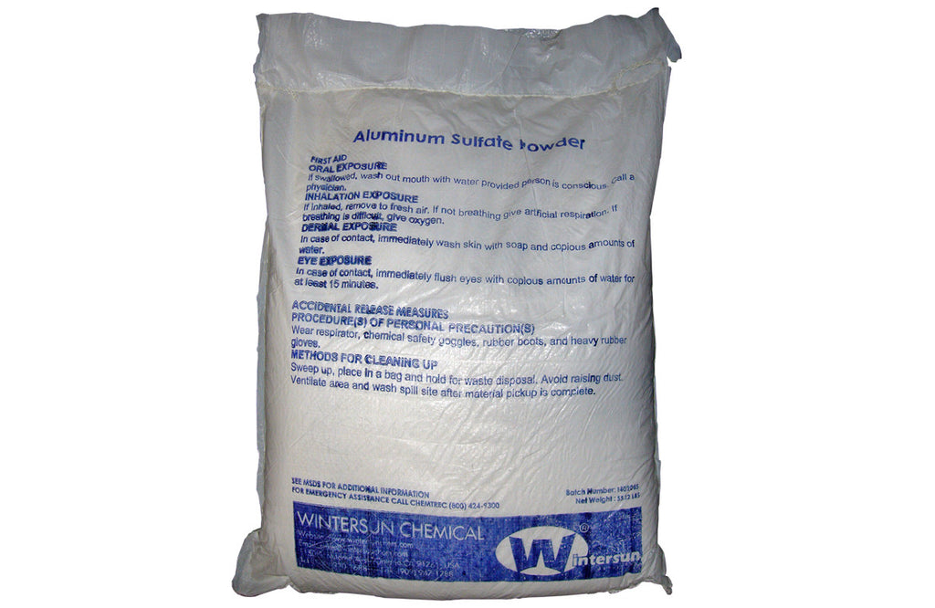 Aluminum Sulfate Powder [10043-01-3 ] [CAS_Al2(SO4)3] 99+% White 55.12 Lb Bag