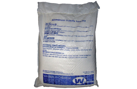Aluminum Sulfate Powder [10043-01-3 ] [CAS_Al2(SO4)3] 99+% White 55.12 Lb Bag