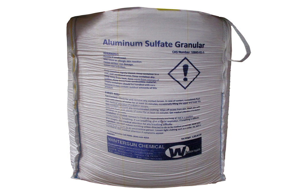 Aluminum Sulfate Granular [10043-01-3 ] [CAS_Al2(SO4)3] 99+% White (2204.6 lbs Super Sack)