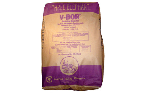 Borax Pentahydrate 5 Mol [Na2B4O7.5H2O] [CAS_11130-12-4] Technical Standard, White, Granular (55.12 Lbs Bag)
