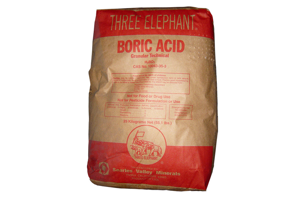 Boric Acid Granular [H3BO3] [CAS_10043-35-3] Technical Grade 99.6+%, White Solid (55.12 Lbs Bag)