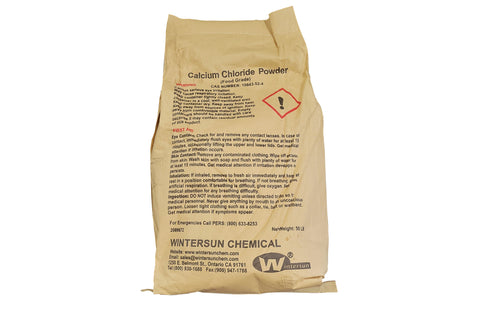 Calcium Chloride Anhydrous Powder [CaCl2] [CAS_10043-52-4] FCC 94+%, White (50 Lb Bag)