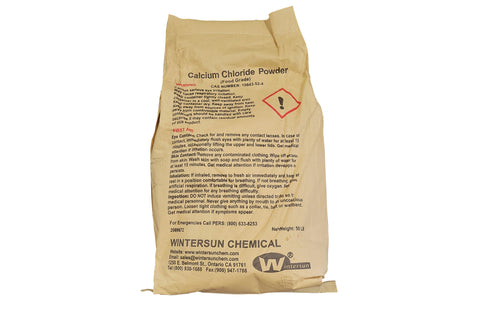 Calcium Chloride Anhydrous Powder [CaCl2] [CAS_10043-52-4] FCC 94+%, White (50 Lb Bag)