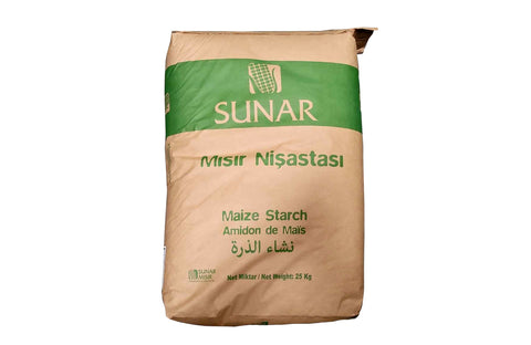 Corn Starch (Starch) [(C6H10O5)n] [CAS_9005-25-8] Food Grade Non GMO, White Powder (55.12 Lb)