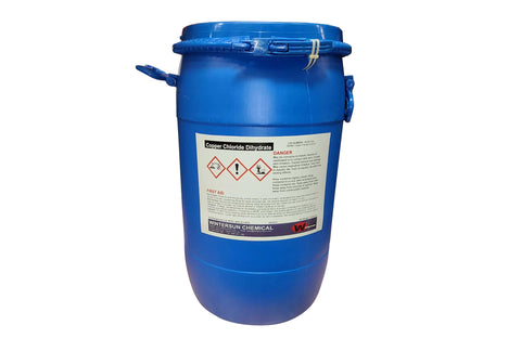 Copper Chloride Dihydrate (Cupric Chloride) [CuCl2.2H2O] [CAS_10125-13-0] Blue-green crystals (110.23 LB Drum)