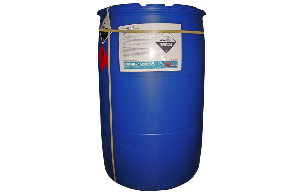 Formic Acid 90% [HCOOH] [CAS_64-18-6] Clear Liquid (551.15 LB Drum)