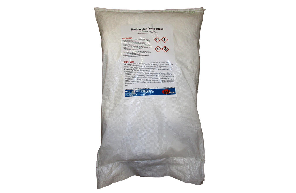 Hydroxylamine Sulfate [2H3NO.H2S04] [CAS_10039-54-0] +99% White or colorless crystal 55.12 LB Bag