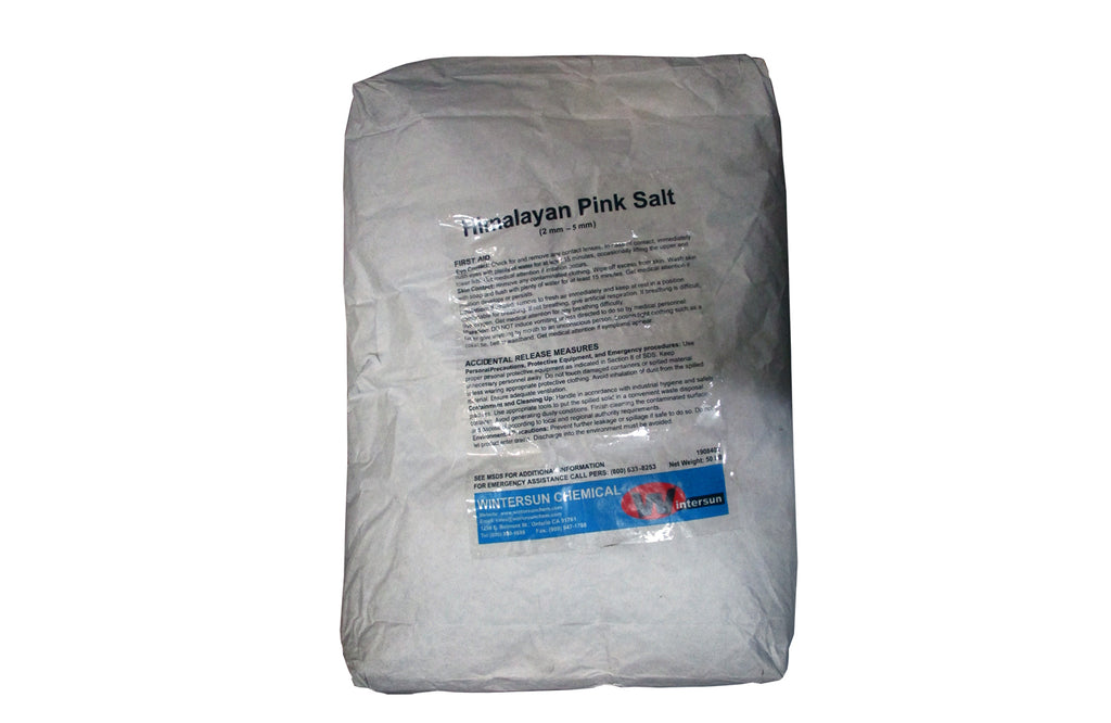 Himalayan Pink Salt [NaCl] [CAS_7647-14-5] +98% Coarse Granular 2-5mm (50 Lb Bag)