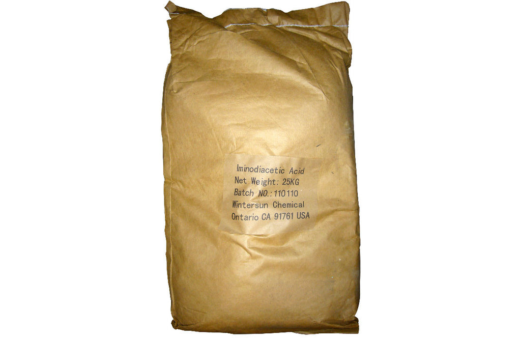 Iminodiacetic Acid [HN(CH2COOH)2] [CAS_142-73-4] Yellow Crystalline Powder (55.12 Lb Bag)