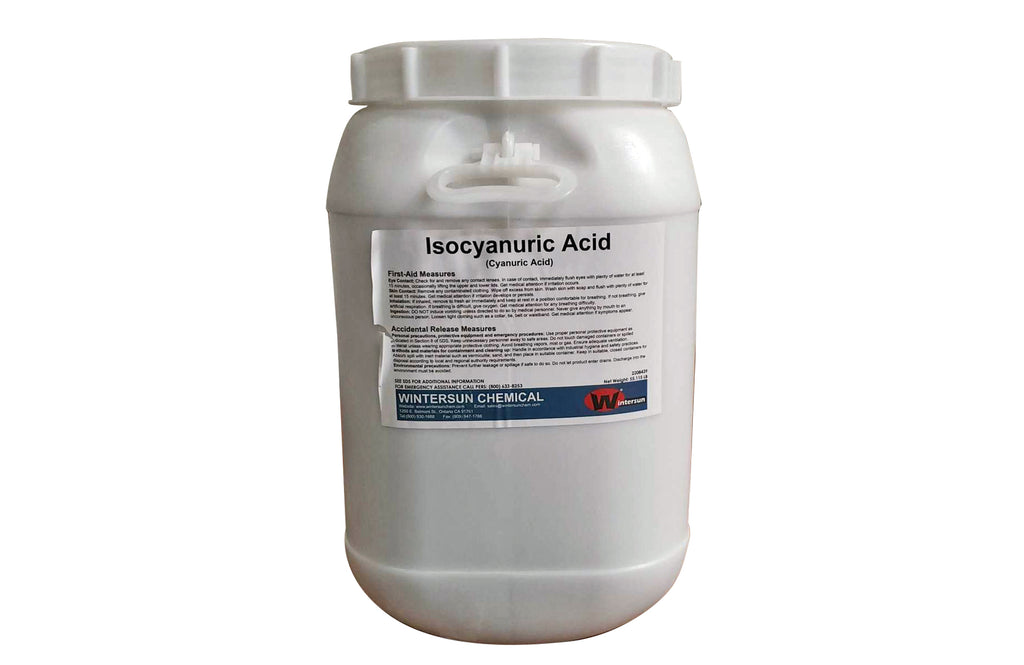 Isocyanuric Acid [C3H3N3O3] [CAS_108-80-5] 98.5%, White Powder (55.12 Lb Drum)