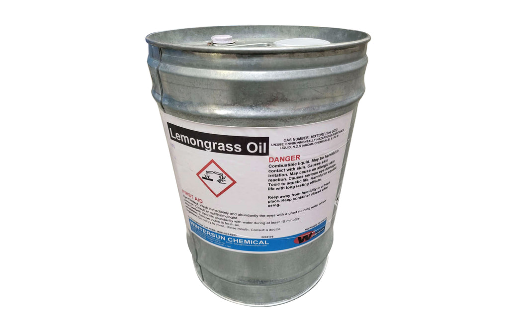 Lemongrass Oil [C51H84O5] [CAS_8007-02-1] Mobile liquid 55.12 LB Drum