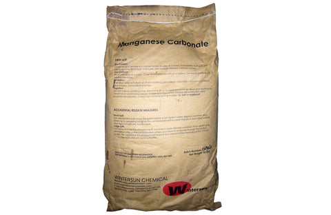 Manganese Carbonate Powder [MnCO3] [CAS_598-62-9] 92.5+% Rosy/ Light Brown Crystal (50 Lb Bag)