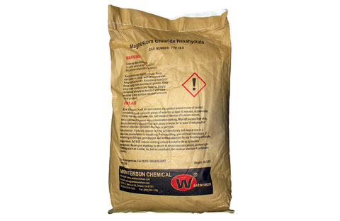 Magnesium Chloride Hexahydrate [MgCl2.6H2O] [CAS_7791-18-6] Industrial Grade, 98+%, White Flake (50 Lb Bag)