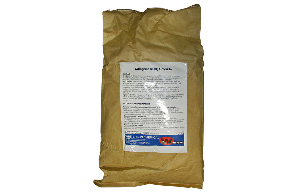 Manganese (II) Chloride Anhydrous [MnCl2] [CAS_7773-01-5] 98+%, Slightly Pink Powder, (50 Lb Bag)