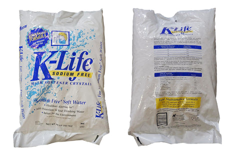 Potassium Chloride K-Life [KCL] [CAS_7447-40-7] +98.6% NSF Crystalline Solid 40 LB