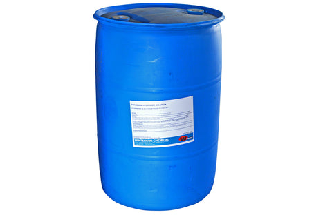 Potassium Hydroxide (Caustic Potash) 50% [KOH] [CAS_1310-58-3] Clear Colorless Liquid (650 Lb Drum)