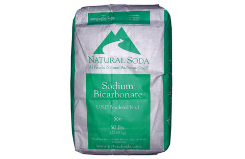 Sodium Bicarbonate [NaHCO3] [CAS_144-55-8] 99+% USP #1/FCC/NSF , White Powder ( 50 Lb Bag)