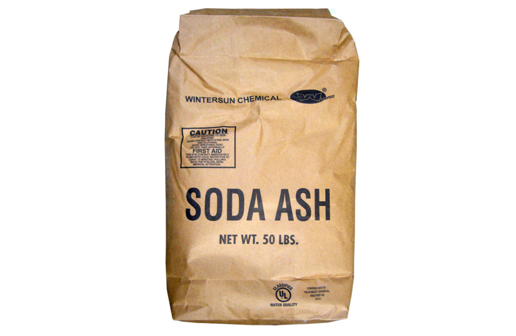 Sodium Carbonate Dense Soda Ash [Na2CO3] [CAS_497-19-8] NSF 99.6+%, White Crystals (50 Lb Bag)