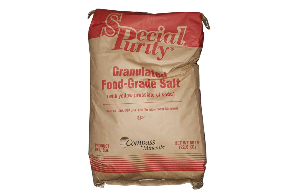 Sodium Chloride Special Purity® Granulated  [NaCl] [CAS_7647-14-5] +99.8%  Food Grade Solid  50 LB Bag