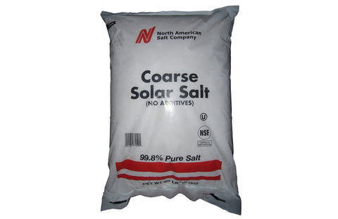 Sodium Chloride Extra Coarse Granular Solar Salt [NaCl] [CAS_7647-14-5] White Crystalline Solid (50 Lb Bag)