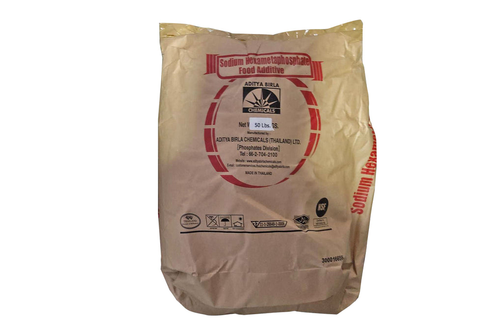 Sodium Hexametaphosphate (SHMP) [CAS_6891531-1] FCC/NSF White Powder (50 Lb Bag)