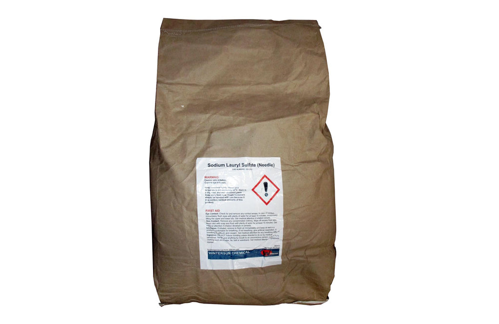 Sodium Lauryl Sulfate (Sodium Dodecyl Sulfate) [C12H25SO4Na] [CAS_151-21-3] USP/ N.F. Grade 95%, Needle-Like / Light Yellow Solid (55.12  Lb Bag)