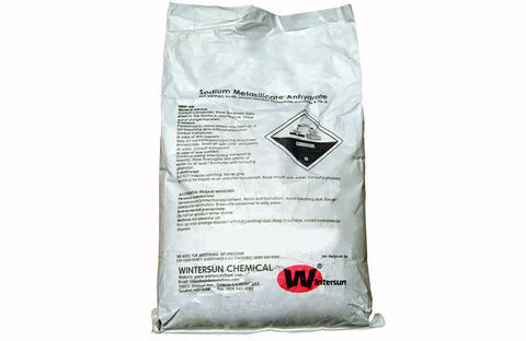 Sodium Metasilicate Anhydrate [Na2SiO3] [CAS_6834-92-0] Solid (50 Lb Bag)