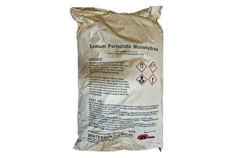 Sodium Perborate Monohydrate  [NaBO3.H2O] [CAS_10332-33-9] White Solid (55.12 LB Bag)