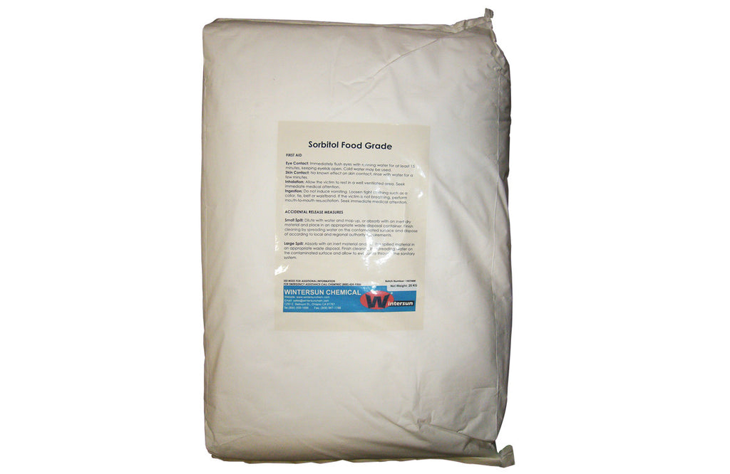 Sorbitol [C6H14O6] [CAS_50-70-4] Food Grade 91+%, White Crystalline Powder/  Flakes / Particles (55.12 Lbs Bag)