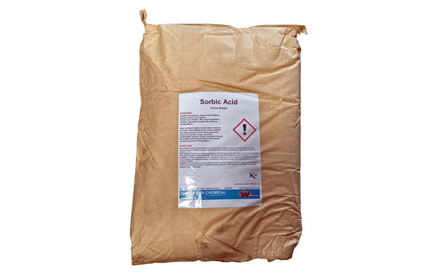 Sorbic Acid [CAS_110-44-1] [C6H8O2] FCC Colorless - White Crystalline Powder 55.12 LB Bag